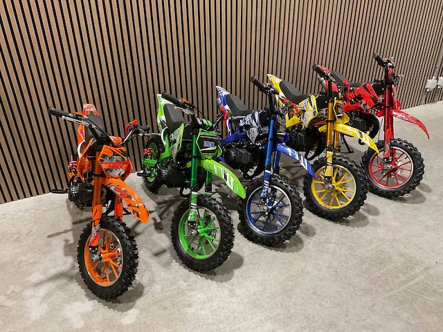 Mmx dirt bike 49cc geel twhhpb-003 motorfiets - afbeelding 10 van  30