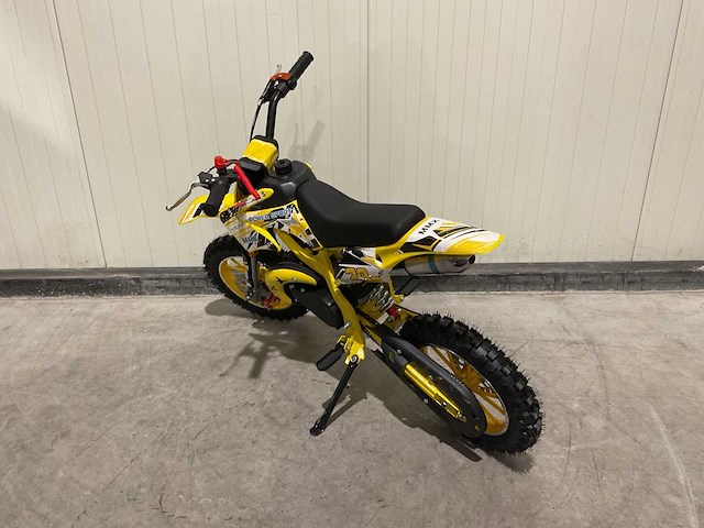 Mmx dirt bike 49cc geel twhhpb-003 motorfiets - afbeelding 21 van  30