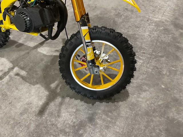 Mmx dirt bike 49cc geel twhhpb-003 motorfiets - afbeelding 23 van  30