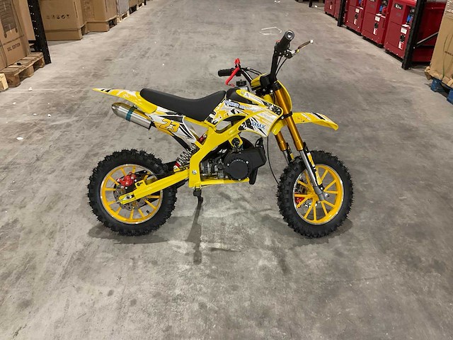 Mmx dirt bike 49cc geel twhhpb-003 motorfiets - afbeelding 33 van  50