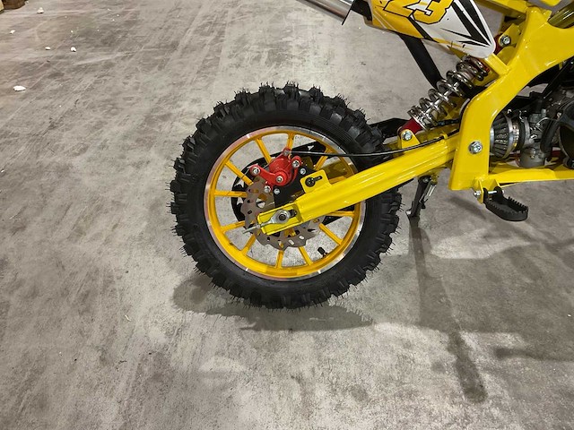 Mmx dirt bike 49cc geel twhhpb-003 motorfiets - afbeelding 45 van  59