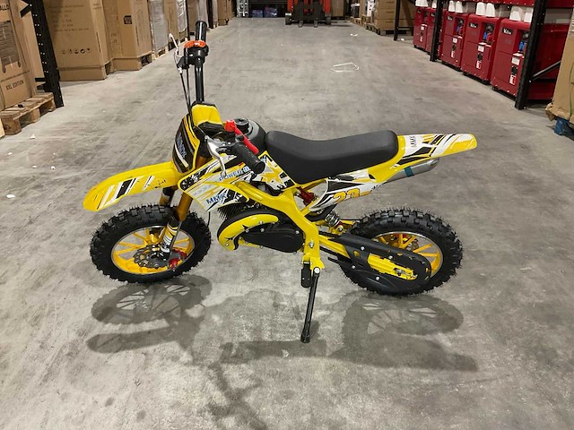 Mmx dirt bike 49cc geel twhhpb-003 motorfiets - afbeelding 52 van  59