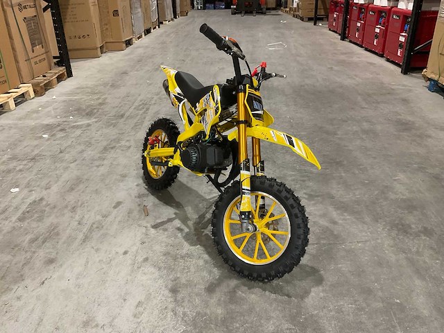 Mmx dirt bike 49cc geel twhhpb-003 motorfiets - afbeelding 55 van  59