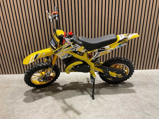 Mmx dirt bike 49cc geel twhhpb-003 motorfiets - afbeelding 58 van  59