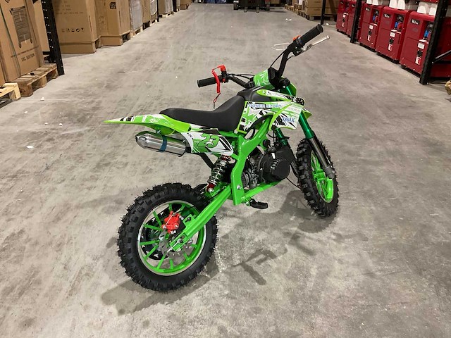 Mmx dirt bike 49cc groen twhhpb-003 motorfiets - afbeelding 33 van  46