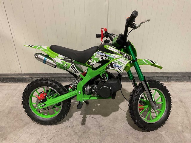 Mmx dirt bike 49cc groen twhhpb-003 motorfiets - afbeelding 14 van  38
