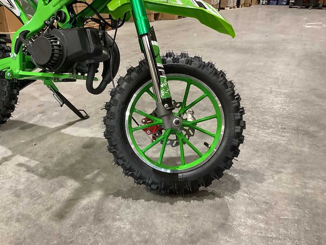 Mmx dirt bike 49cc groen twhhpb-003 motorfiets - afbeelding 23 van  38