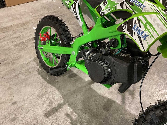 Mmx dirt bike 49cc groen twhhpb-003 motorfiets - afbeelding 24 van  38