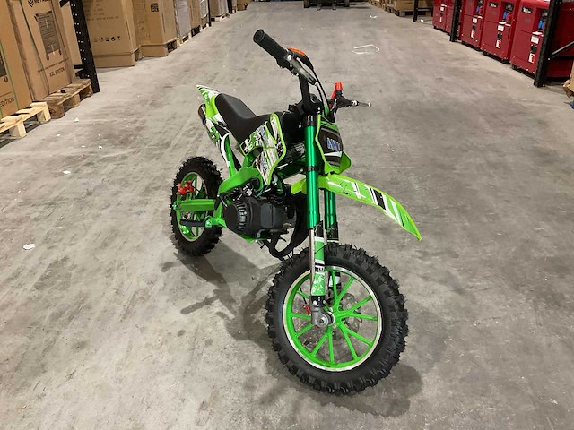 Mmx dirt bike 49cc groen twhhpb-003 motorfiets - afbeelding 1 van  4