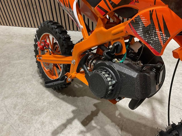 Mmx dirt bike 49cc oranje twhhpb-003 motorfiets - afbeelding 4 van  62