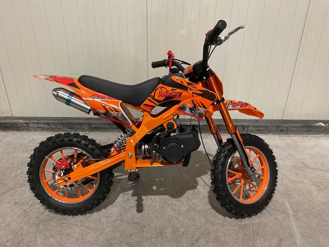 Mmx dirt bike 49cc oranje twhhpb-003 motorfiets - afbeelding 27 van  62