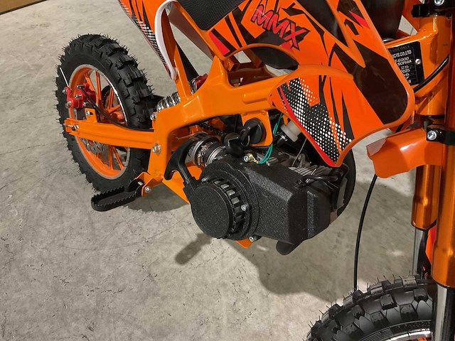 Mmx dirt bike 49cc oranje twhhpb-003 motorfiets - afbeelding 28 van  62