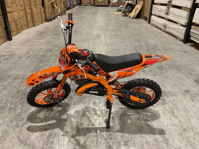 Mmx dirt bike 49cc oranje twhhpb-003 motorfiets - afbeelding 55 van  63