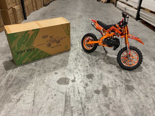 Mmx dirt bike 49cc oranje twhhpb-003 motorfiets - afbeelding 31 van  51