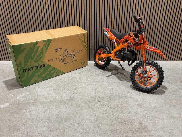 Mmx dirt bike 49cc oranje twhhpb-003 motorfiets - afbeelding 9 van  53