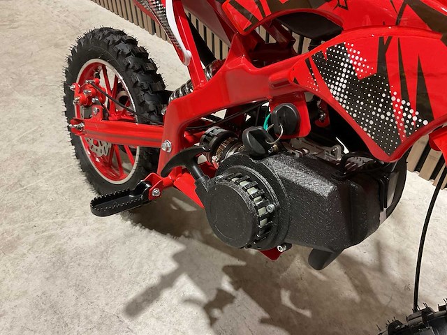 Mmx dirt bike 49cc rood twhhpb-003 motorfiets - afbeelding 2 van  58