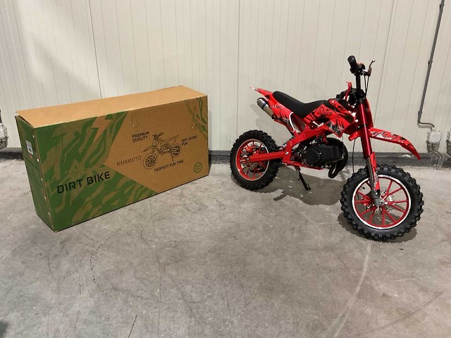 Mmx dirt bike 49cc rood twhhpb-003 motorfiets - afbeelding 14 van  58