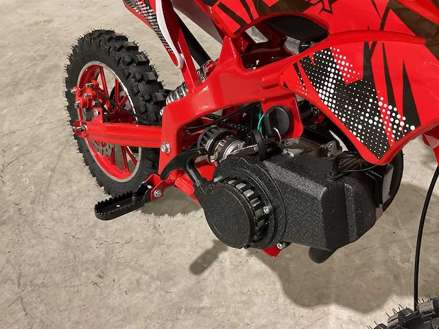 Mmx dirt bike 49cc rood twhhpb-003 motorfiets - afbeelding 18 van  59