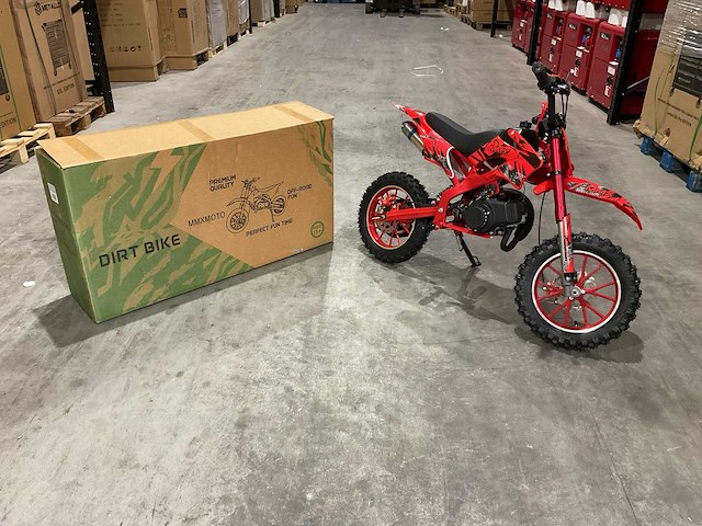 Mmx dirt bike 49cc rood twhhpb-003 motorfiets - afbeelding 35 van  59