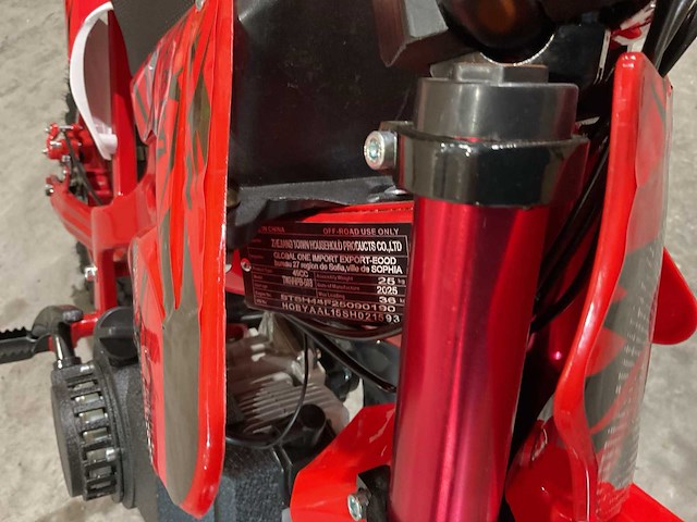 Mmx dirt bike 49cc rood twhhpb-003 motorfiets - afbeelding 48 van  53