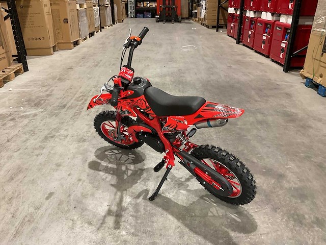 Mmx dirt bike 49cc rood twhhpb-003 motorfiets - afbeelding 26 van  32