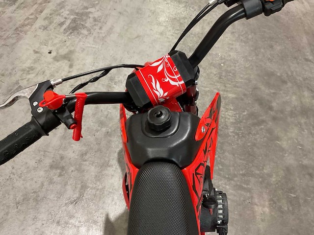 Mmx dirt bike 49cc rood twhhpb-003 motorfiets - afbeelding 2 van  5