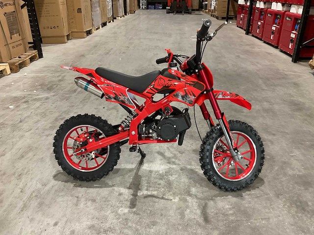 Mmx dirt bike 49cc rood twhhpb-003 motorfiets - afbeelding 4 van  5