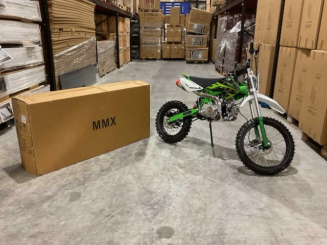 Mmx dirt bike groen 125cc twhhpb-010 motorfiets - afbeelding 8 van  19