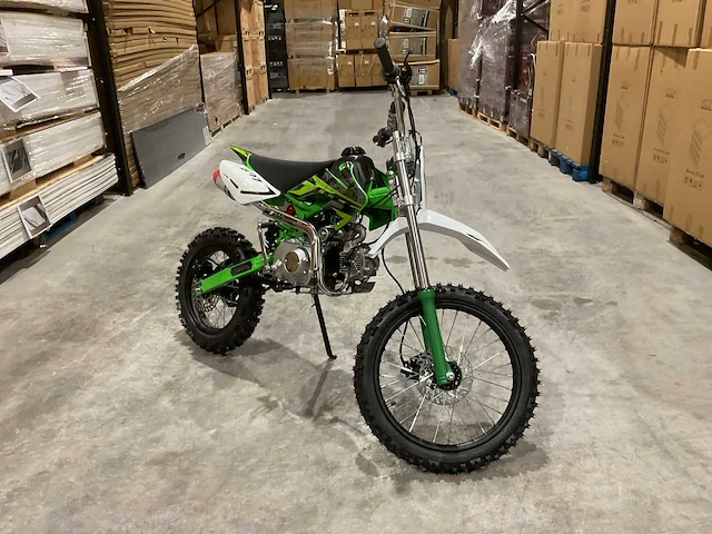 Mmx dirt bike groen 125cc twhhpb-010 motorfiets - afbeelding 13 van  19