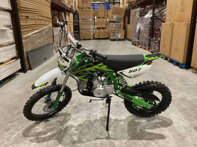 Mmx dirt bike groen 125cc twhhpb-010 motorfiets - afbeelding 18 van  19