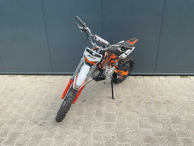 Mmx dirt bike oranje 125cc twhhpb-010 motorfiets 19 - afbeelding 2 van  4