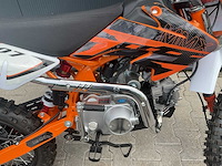 Mmx dirt bike oranje 125cc twhhpb-010 motorfiets 19 - afbeelding 4 van  4