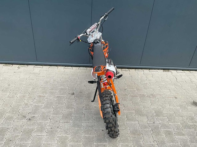 Mmx dirt bike oranje 125cc twhhpb-010 motorfiets 19 - afbeelding 9 van  12