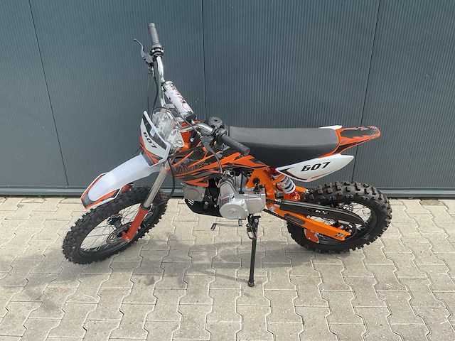 Mmx dirt bike oranje 125cc twhhpb-010 motorfiets 19 - afbeelding 12 van  12