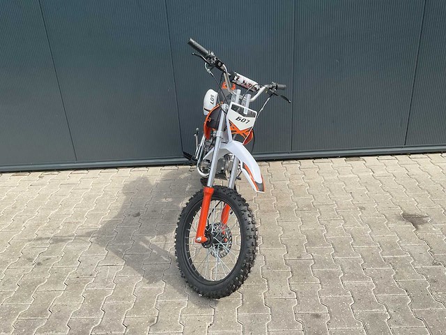Mmx dirt bike oranje 125cc twhhpb-010 motorfiets 19 - afbeelding 1 van  12