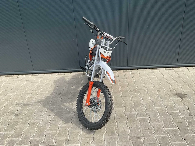 Mmx dirt bike oranje 125cc twhhpb-010 motorfiets 19 - afbeelding 5 van  12