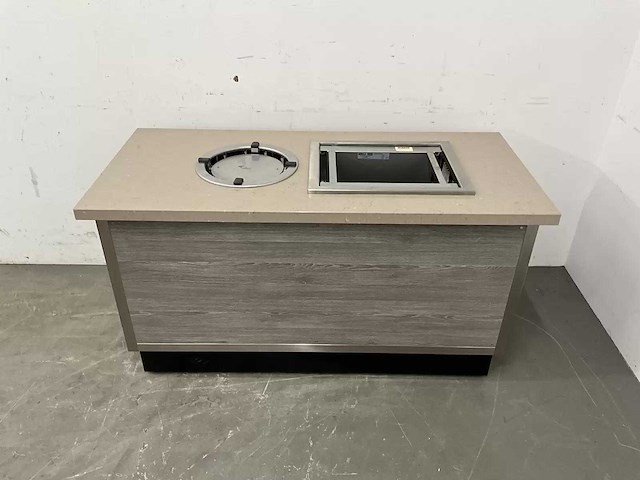 Mobiel buffetmeubel met borden- en dienbladen lowerator - afbeelding 5 van  6