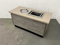 Mobiel buffetmeubel met borden- en dienbladen lowerator - afbeelding 1 van  5