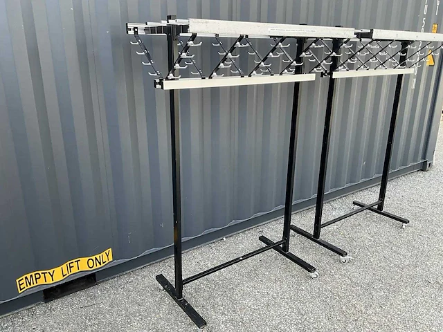 Mobiel dubbelzijdig garderoberek (2x) - afbeelding 3 van  6