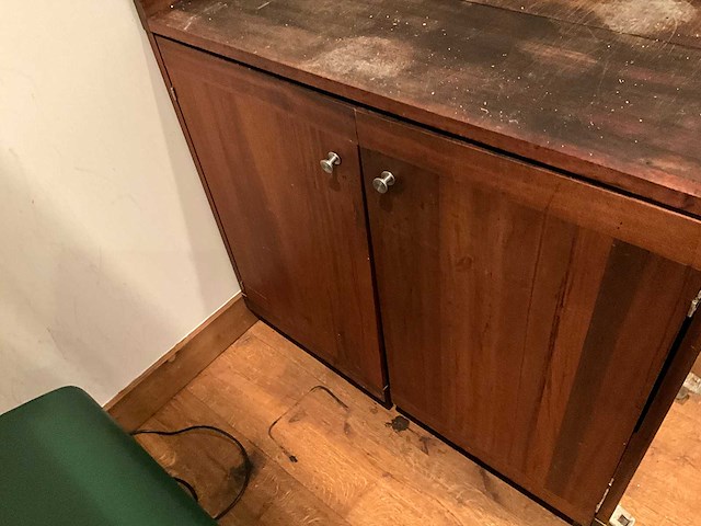 Mobiel houten servicemeubel - afbeelding 3 van  5