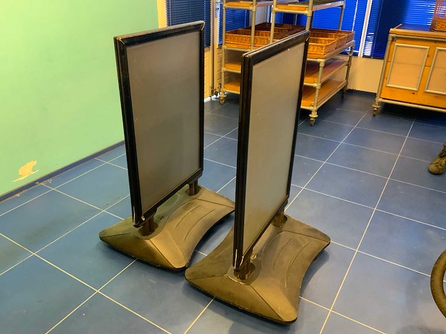 Mobiel reclamebord (2x) - afbeelding 1 van  4