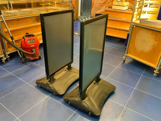 Mobiel reclamebord (2x) - afbeelding 3 van  4