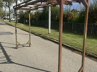 Mobiel rek met haken | spuitrek | 340x72x240cm - afbeelding 2 van  4