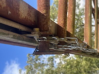 Mobiel rek met haken | spuitrek | 340x72x240cm - afbeelding 4 van  4