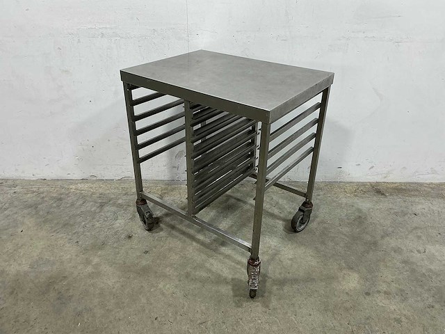Mobiel rvs onderstel - afbeelding 1 van  4