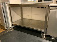 Mobiel rvs werktafel - afbeelding 3 van  3