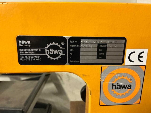 Mobiel werkstation met häwa hydraulische pers - afbeelding 2 van  20
