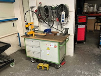 Mobiel werkstation met häwa hydraulische pers - afbeelding 1 van  20