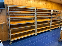 Mobiele 7-delige brood verkoopmeubels (3x) - afbeelding 1 van  6