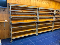 Mobiele 7-delige brood verkoopmeubels (3x) - afbeelding 2 van  6